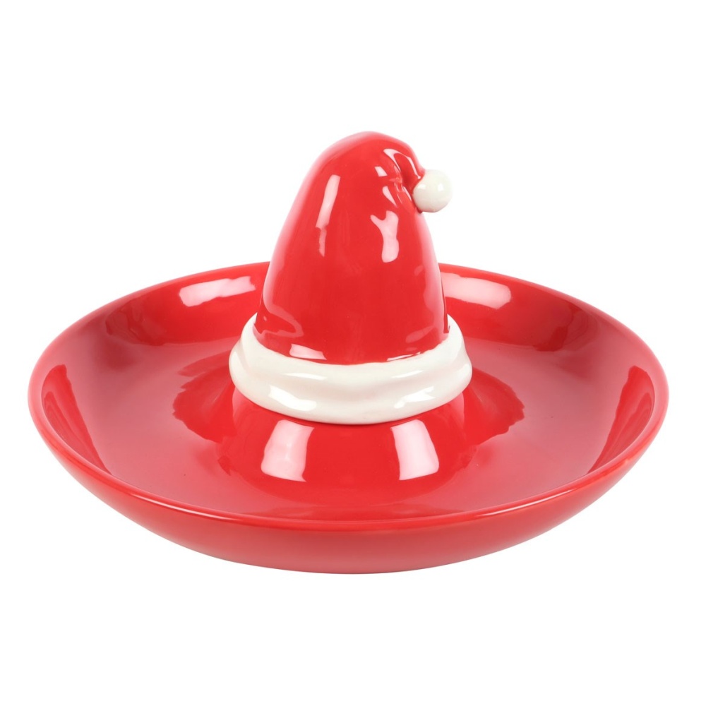 Something Different - Red Santa Hat Chip and Dip Serving Tray - Multicolours